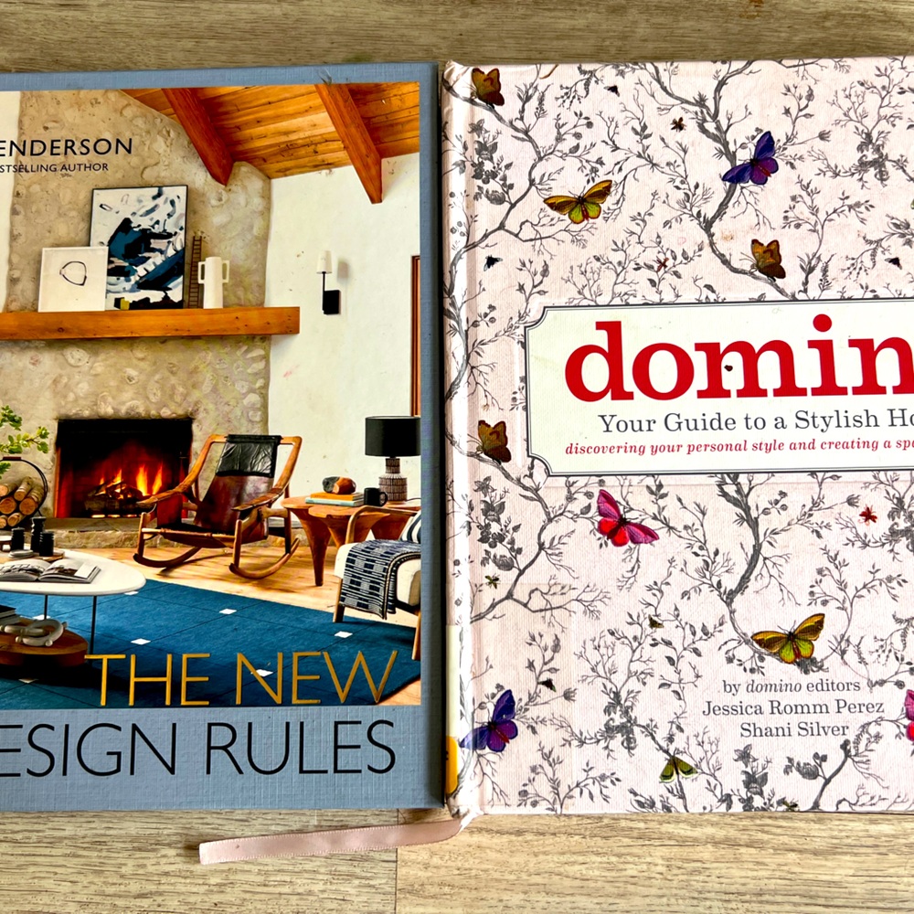 Designer book bundle: Domino &The Design Rules Emily Henderson
